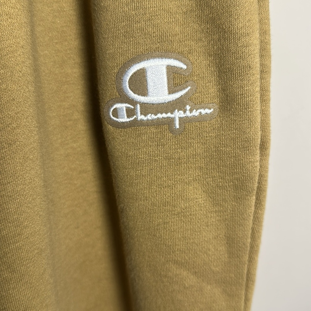 Champion new classic fleece Men's Tan breathable midweight Sweatpants - Picture 2 of 9